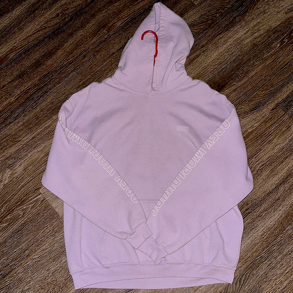 PURPLE OBEY HOODIE (L)